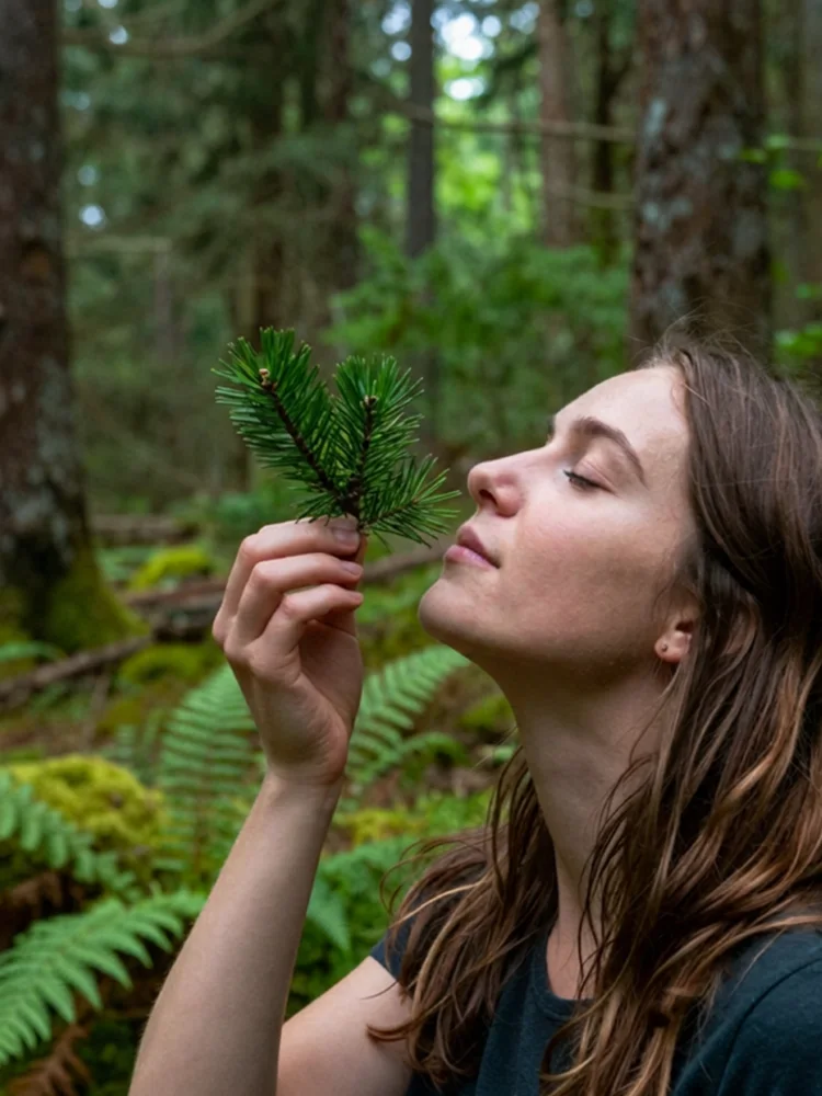 forest bathing olfatto