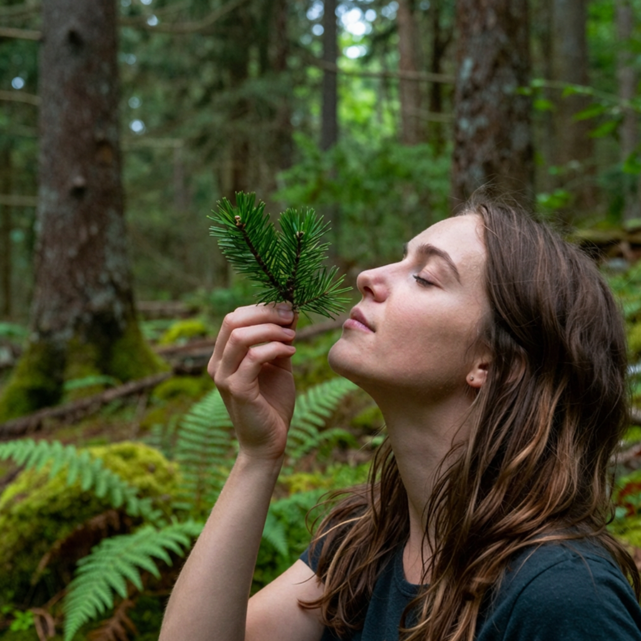 forest bathing olfatto